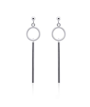 Silver earrings SE663