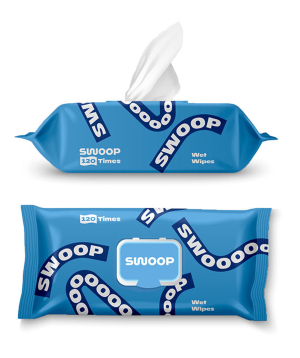 Wet wipes SWOOP 120 PCS