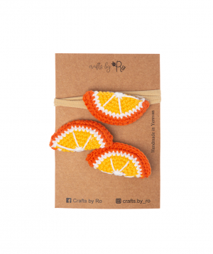 комплект `Crafts by Ro` шпильки апельсин №3