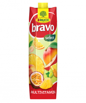 Juice `Bravo` natural, multifruit 1l