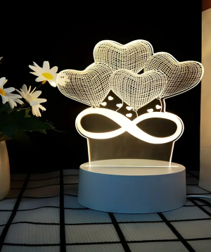 LED Լամպ «Gift Store» 3D Eternity