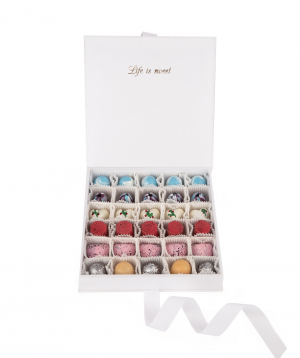 Коллекция `Lara Chocolate` с фруктовой и шоколадной начинкой.