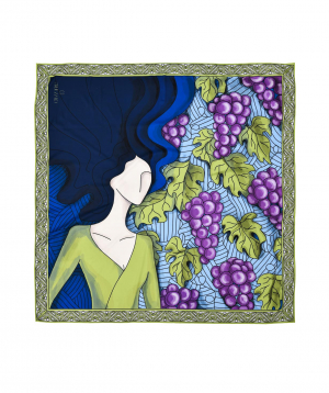 Scarf `Sunny jewelry` Grapes, medium