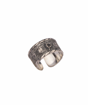 Ring `DF Project` silver №9