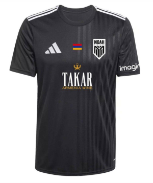 Football T-shirt «Noah» branded, black №2