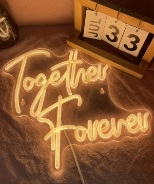 Neon light «Gift Store» Forever Together №137