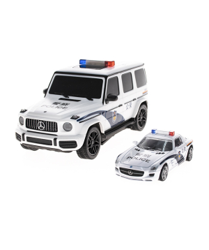 Remote-controlled police car ''Rastar'' Mercedes G63