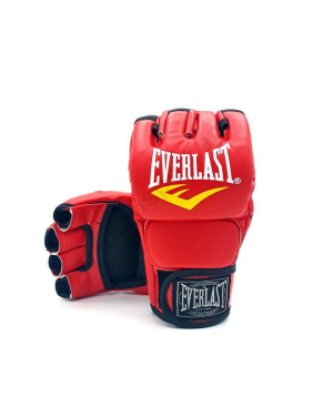Mixed martial arts gloves «Everlast» red
