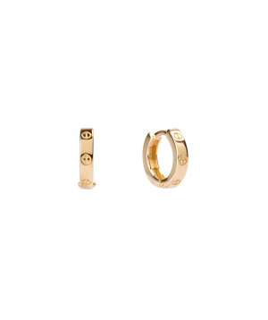 Earrings ''Less is more'' gold №108