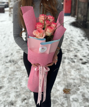 Букет «Херм» с розами