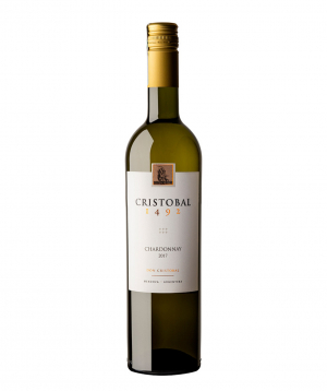 Wine `Cristobal Chardonnay` white, dry 750ml