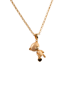 Pendant ''Less is more'' gold №121