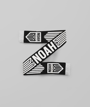 Scarf «Noah» branded, black