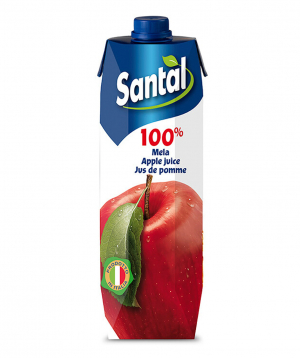 Juice `Santal` natural, red apple 1l