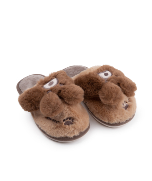Slippers «Bear» brown, 32-35, 40-41