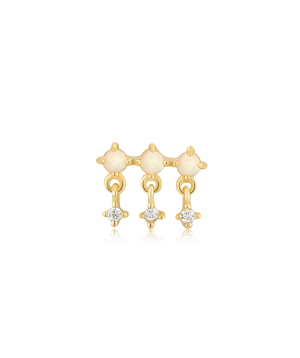 Silver single earring «Ania Haie» E047-04G