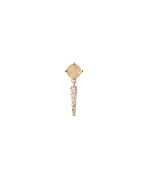Silver single earring «PDPAOLA» PG01-719-U