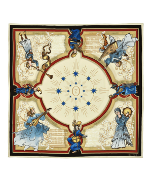 Scarf «Truezard» №6, 90x90 cm