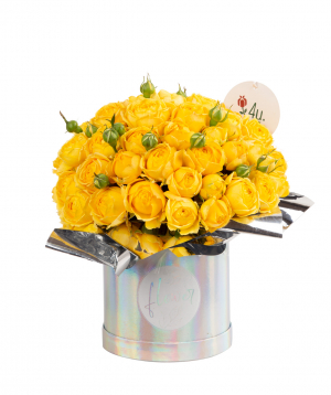 Arrangement `Azov` with roses