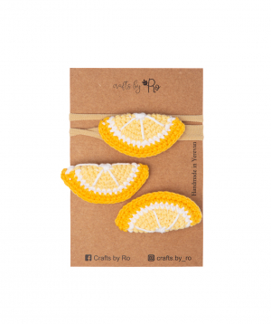 комплект `Crafts by Ro` шпильки лимон №4