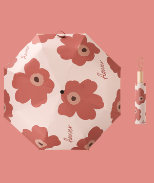 Umbrella «Flowers» pink