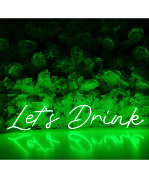 Neon light «ANeon» Let's Drink, 60 x 10 cm