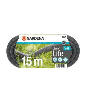Текстильный шланг «Gardena» Liano Life, 15 м, 13 мм (1/2 дюйма)