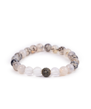 Bracelet with natural stones №35
