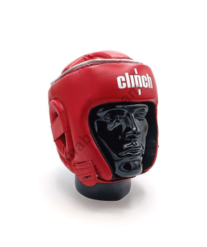 Шлем для кикбоксинга «Clinch» красный, S-M-L