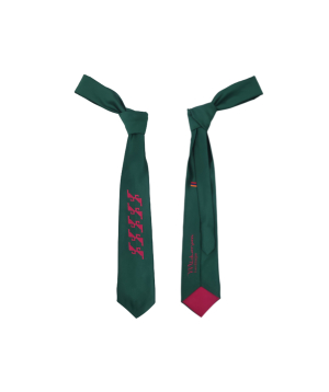 Embroidered tie «Miskaryan Heritage» Armenian carpet pattern, 6-6