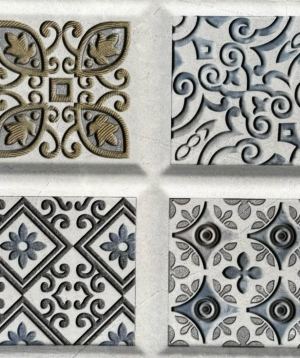 ASNA GREY DECOR 30X60 GLOSSY 1022