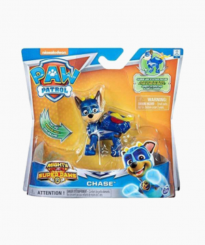 Spin Master Cartoon Character Figurine Paw Patrol Mighty Pups: Marshall Chase