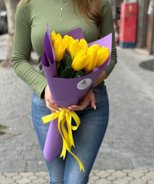 Букет «Сицилия» с тюльпанами