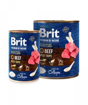 Dog food «Brit Care» beef and tripe, 800 g
