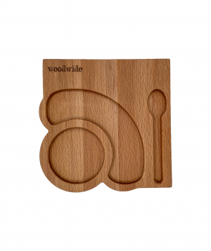 Serving tray ''WoodWide'' for coffee