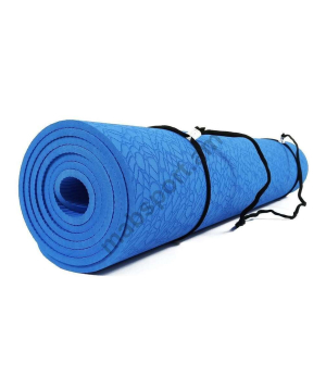 Eco yoga mat «Mabsport» blue, 183 x 80 cm