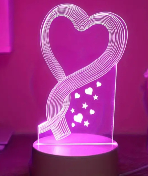 LED Лампа «Gift Store» Heart №3