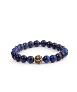 Men's bracelet  with natural stones №34