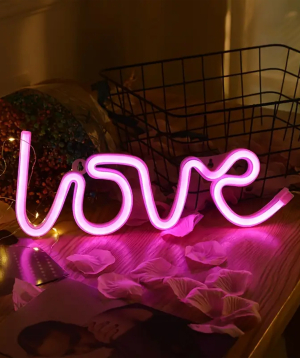 Neon light «Gift Store» Love №1