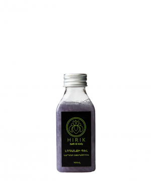 Gel `Hirik Cosmetics` for shower with lavender essential oil 100 ml