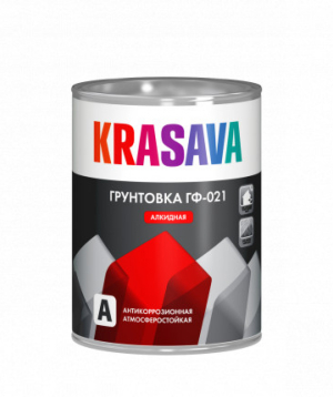 Primer paint «Krasava» GF-021, Gray, 0.9 kg