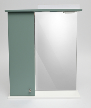 Perla PVC հայելի Astra, Ձիթապտղագույն մատ, 60x73x17սմ