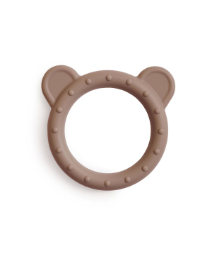 Silicone teether Bear Natural