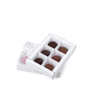 Chocolate covered dried figs «Stay Chocolates» with walnuts