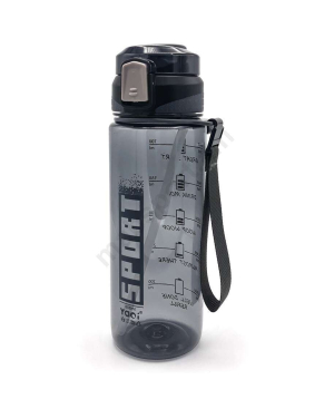 Water bottle «Sport» 800 ml, black