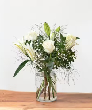 Spain․ bouquet №029 with roses and lilies