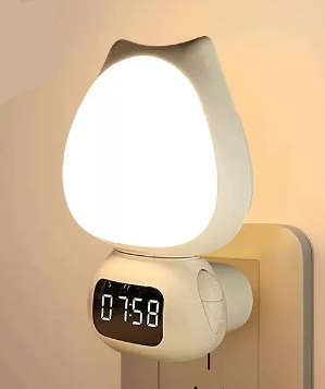 Lamp-clock «Cat»