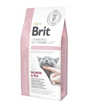 Корм для кошек «Brit Veterinary Diet» гипоаллергенный, 5 кг