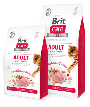 Կատվի կեր «Brit Care» հավով և հնդկահավով, 7 կգ