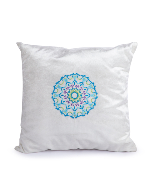 Embroidered cushion ''Jasmine Home'' №15